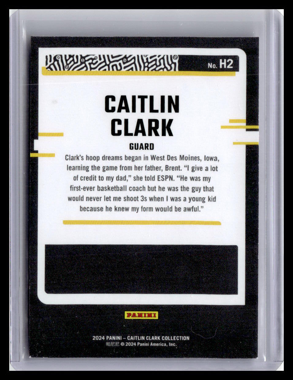 2024 Donruss Caitlin Clark Collection - Caitlin Clark Highlights #H2