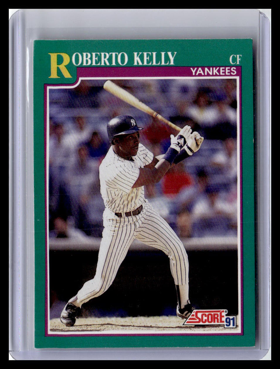 1991 Score Roberto Kelly Teal Border #119