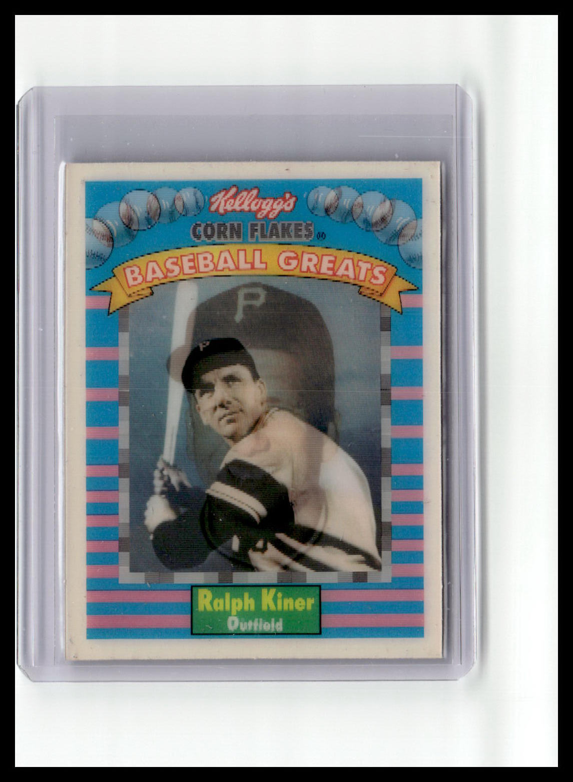 1991 Sportflics Kellogg's Corn Flakes  Ralph Kiner Baseball Greats #15