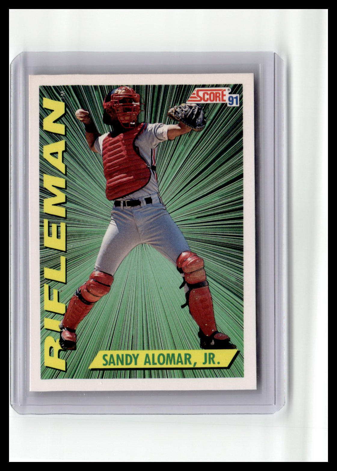 1991 Score  Sandy Alomar Jr. Rifleman #694