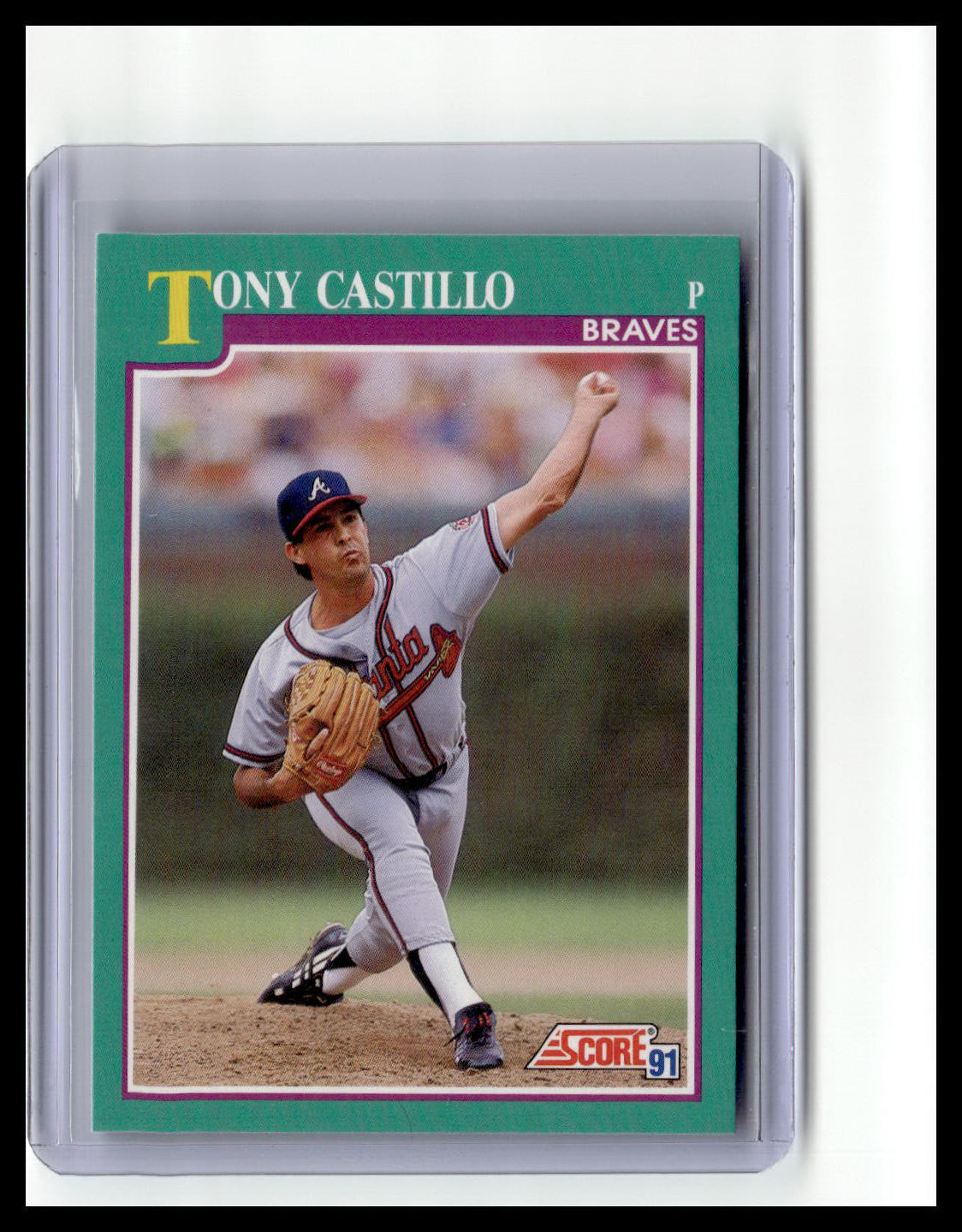 1991 Score Tony Castillo Teal Border #582
