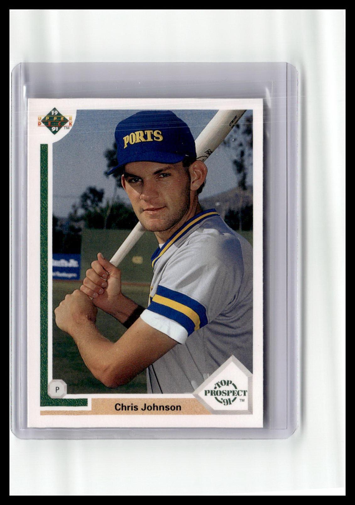 1991 Upper Deck Chris Johnson Top Prospect #56
