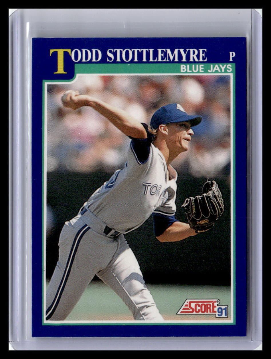 1991 Score Todd Stottlemyre Blue Border #39