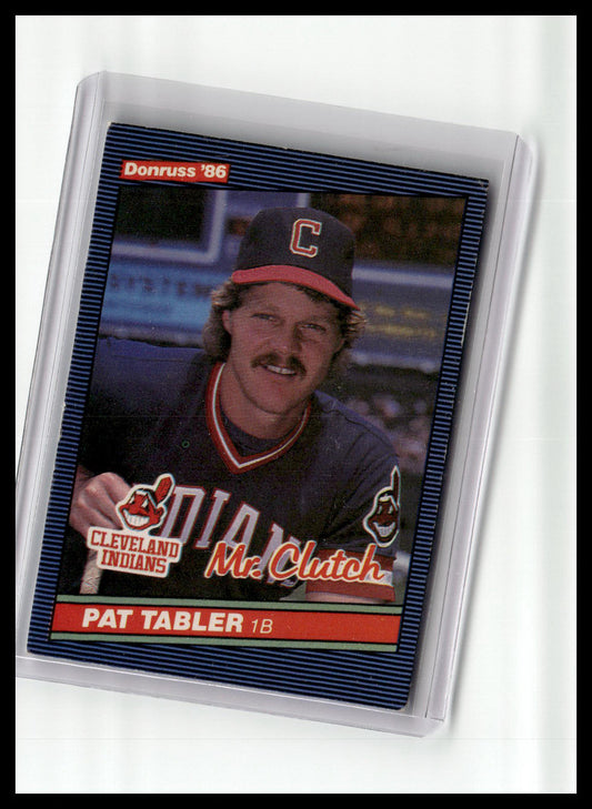 1986 Donruss Pat Tabler #129