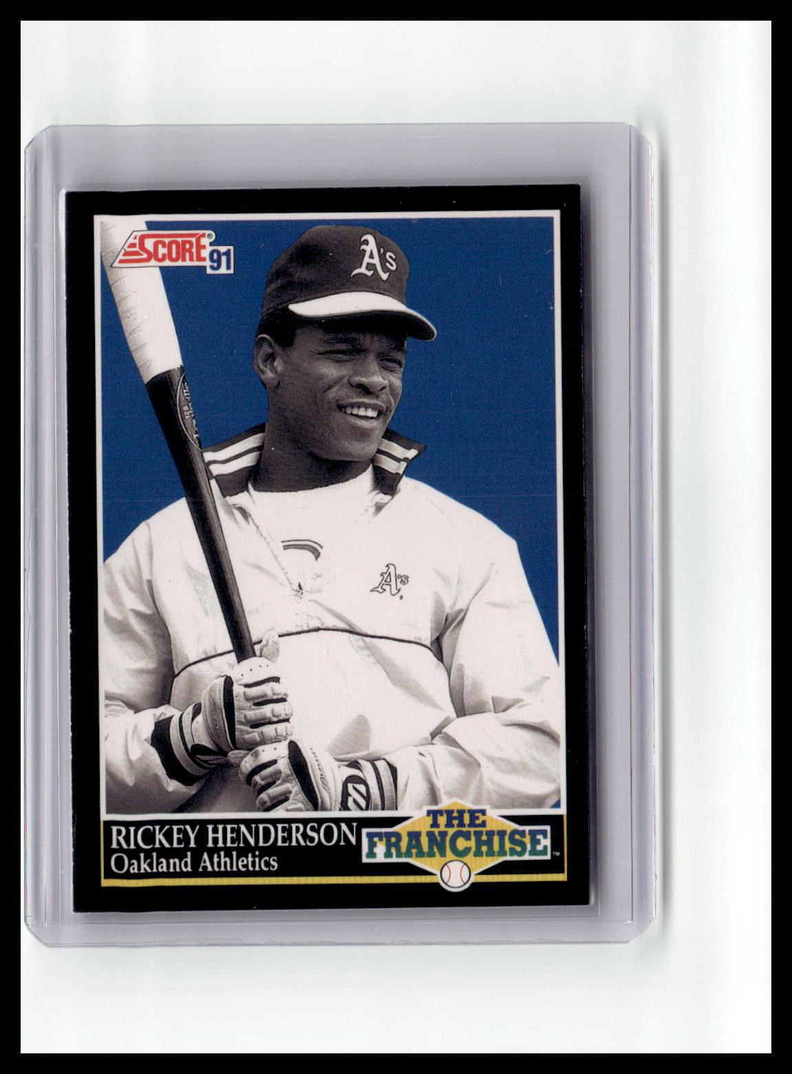 1991 Score Rickey Henderson The Franchise #857