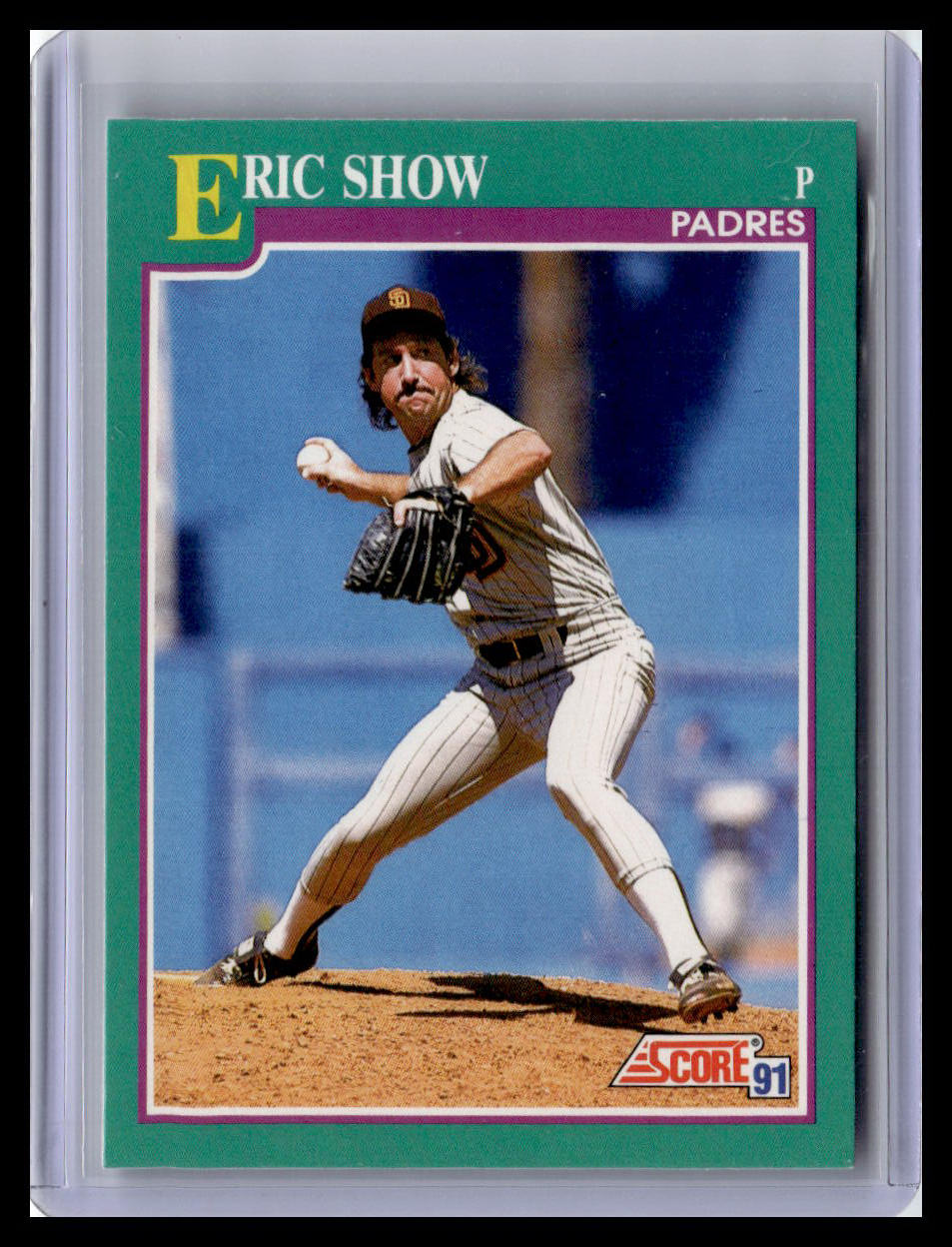 1991 Score Eric Show Teal Border #563