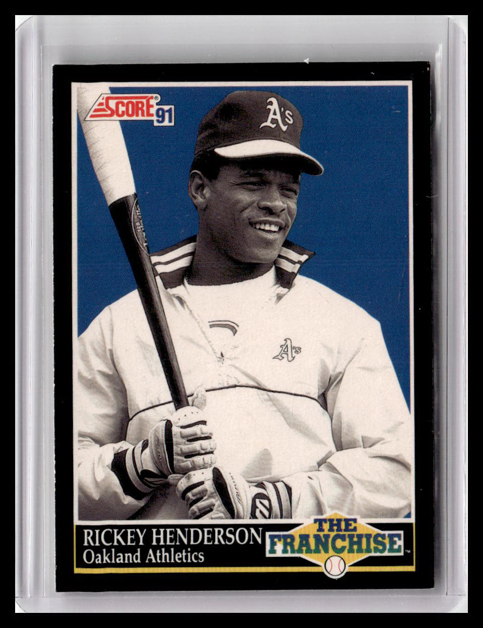 1991 Score Rickey Henderson The Franchise #857