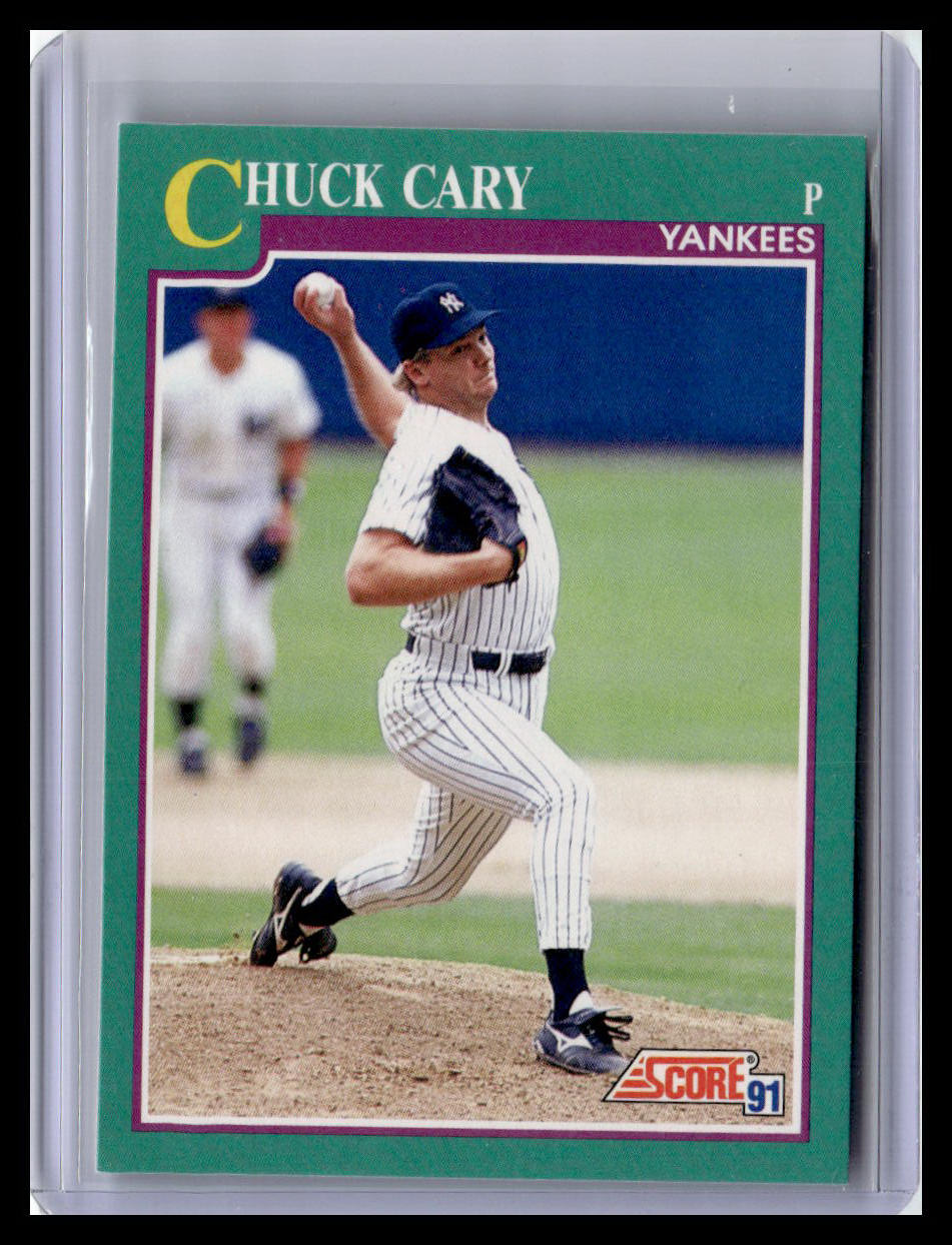 1991 Score Chuck Cary Teal Border #566