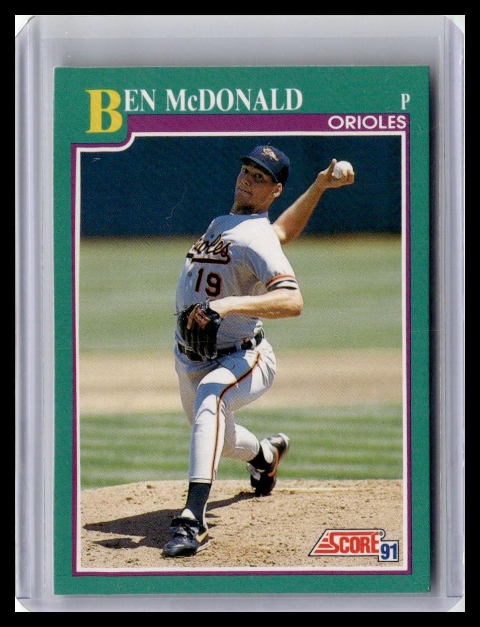 1991 Score Ben McDonald Teal Border #645