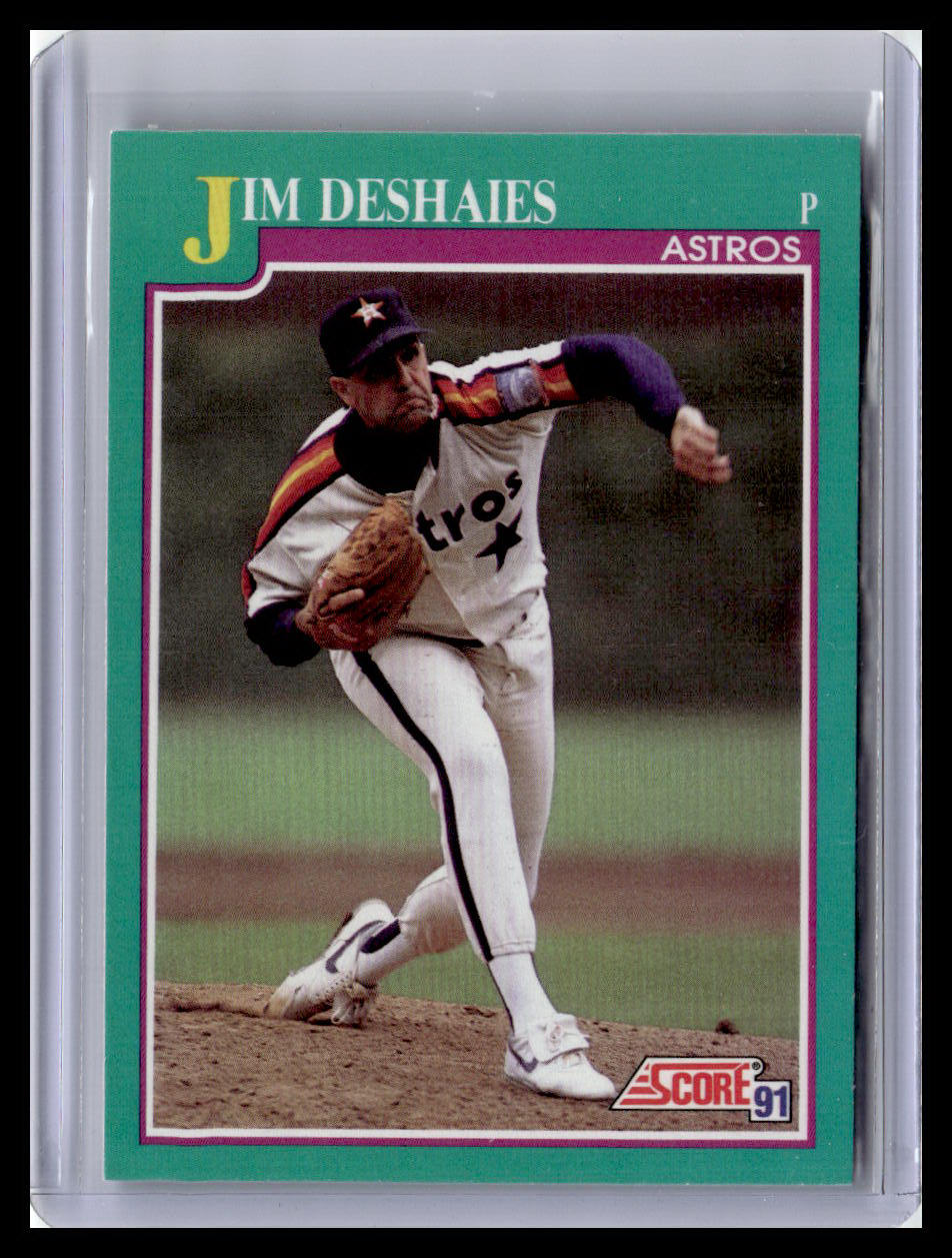 1991 Score Jim Deshaies Teal Border #193
