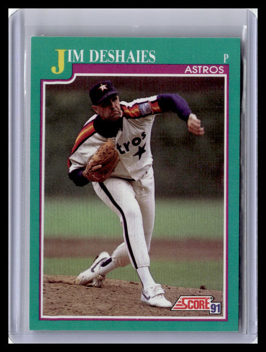 1991 Score Jim Deshaies Teal Border #193