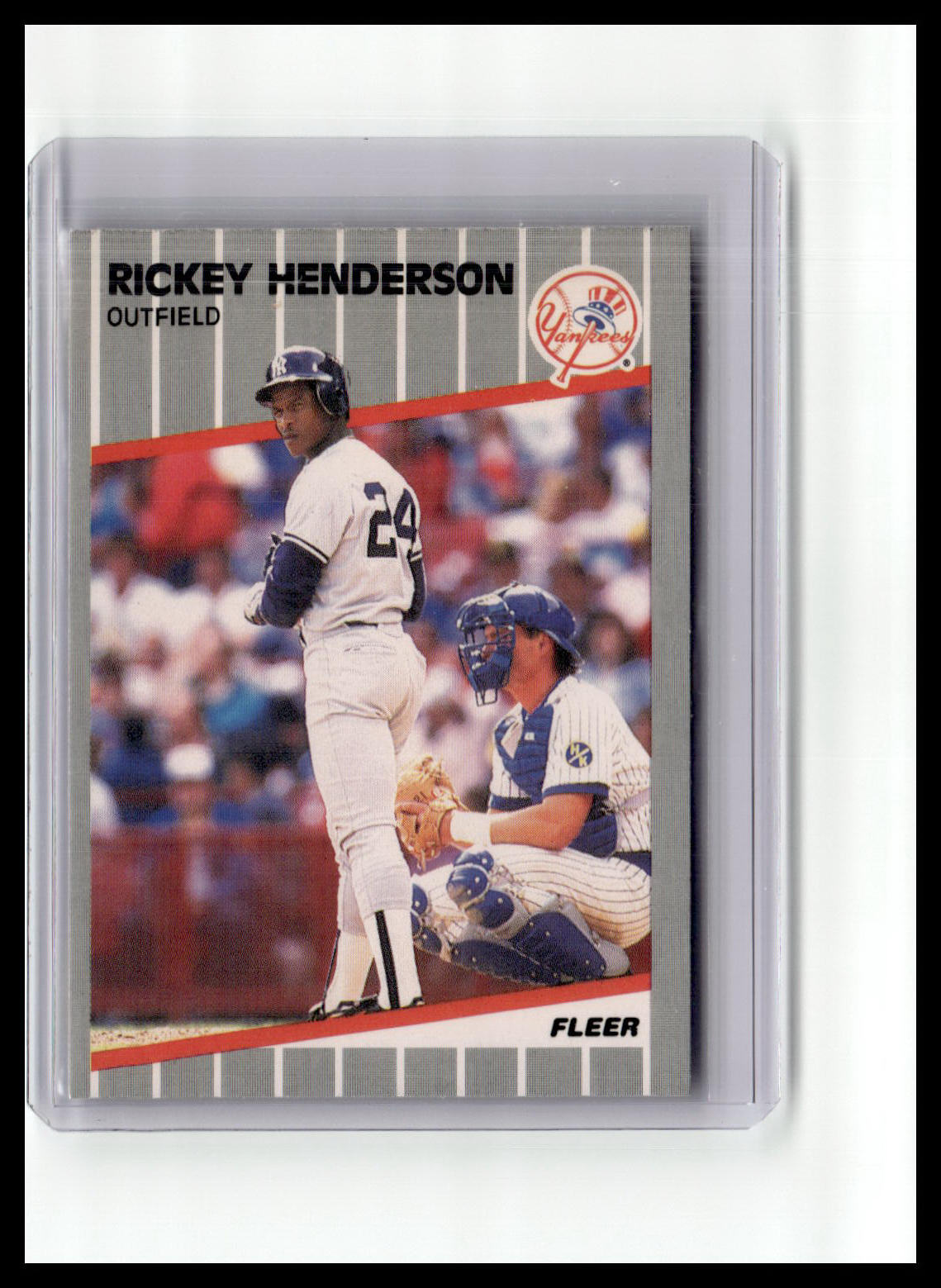 1989 Fleer Rickey Henderson #254