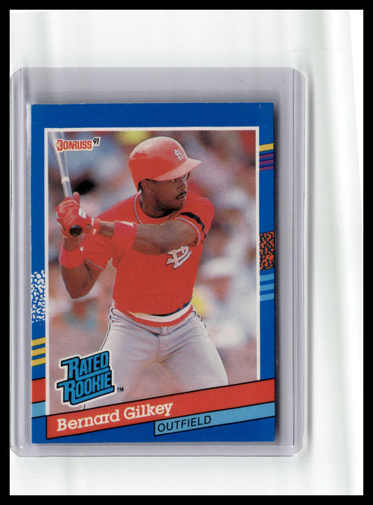 1991 Donruss Bernard Gilkey Rated Rookie #30