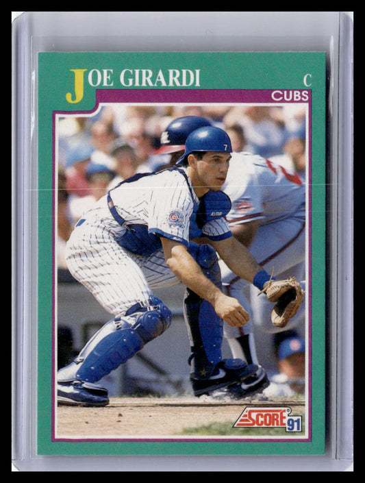 1991 Score Joe Girardi Teal Border #585