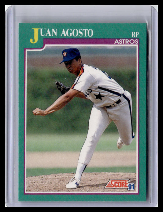 1991 Score Juan AgostoTeal Border #591
