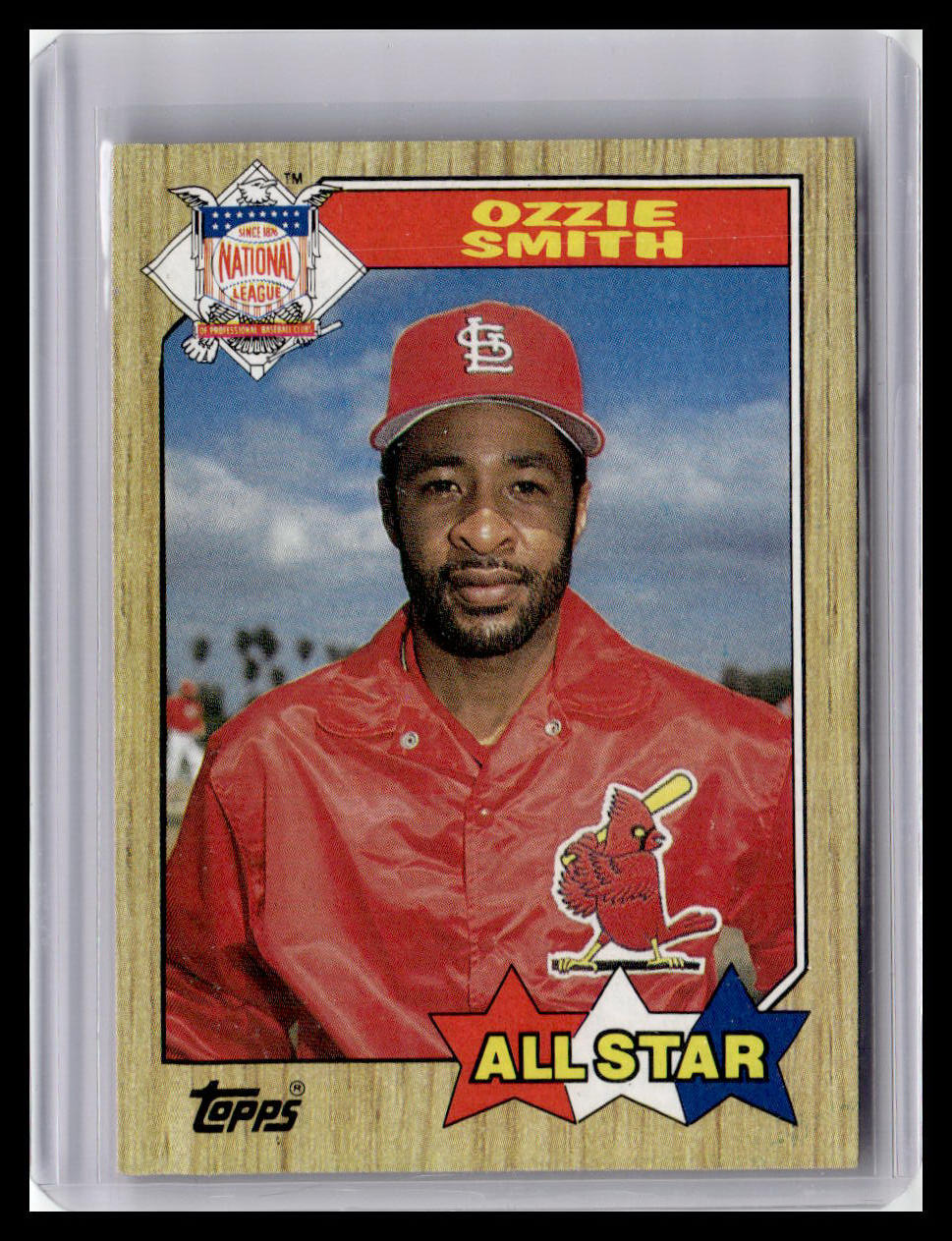 1987 Topps Ozzie Smith N.L. All-Star #598