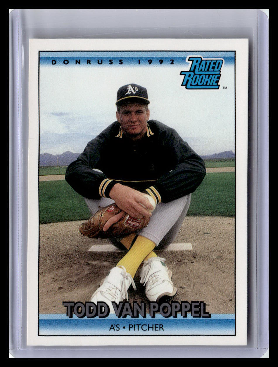 1992 Donruss Todd Van Poppel Rated Rookie #9