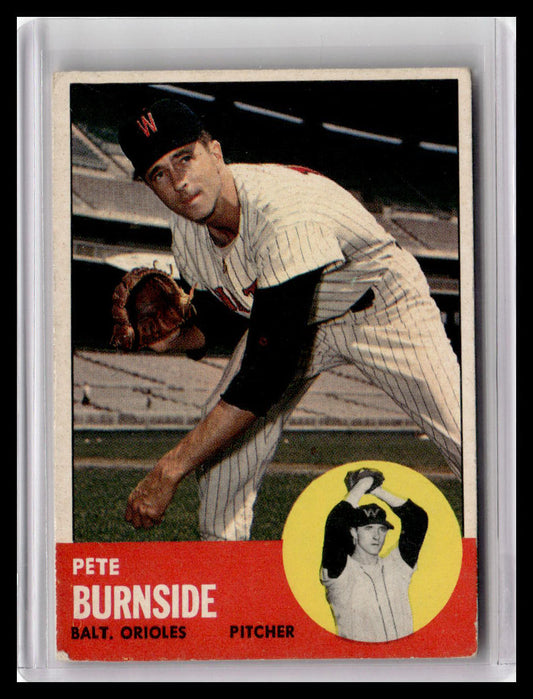 1963 Topps Pete Burnside #19