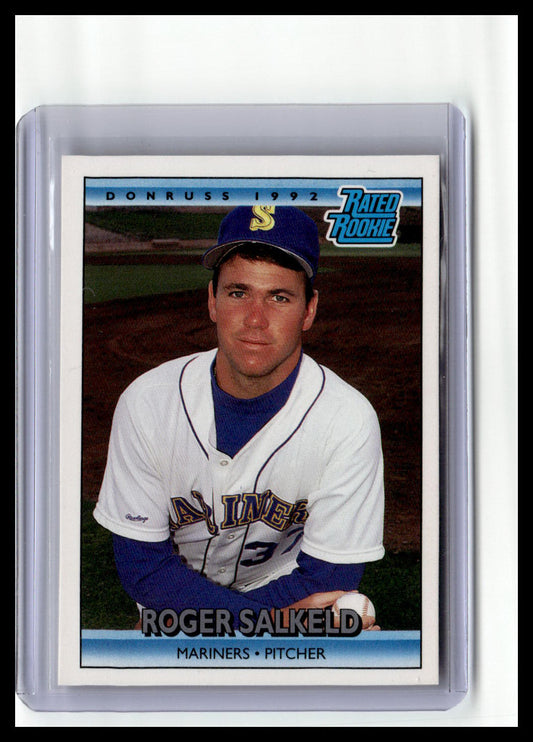 1992 Donruss Roger Salkeld Rated Rookie #7 (Error Card)