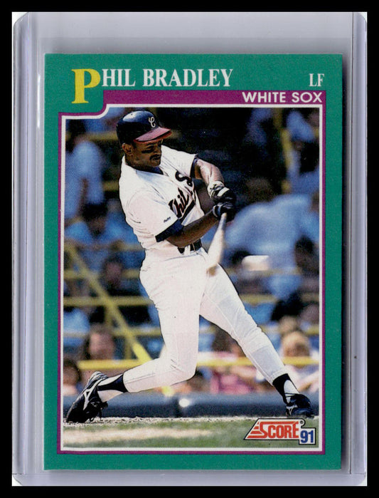 1991 Score Phil Bradley Teal Border #560