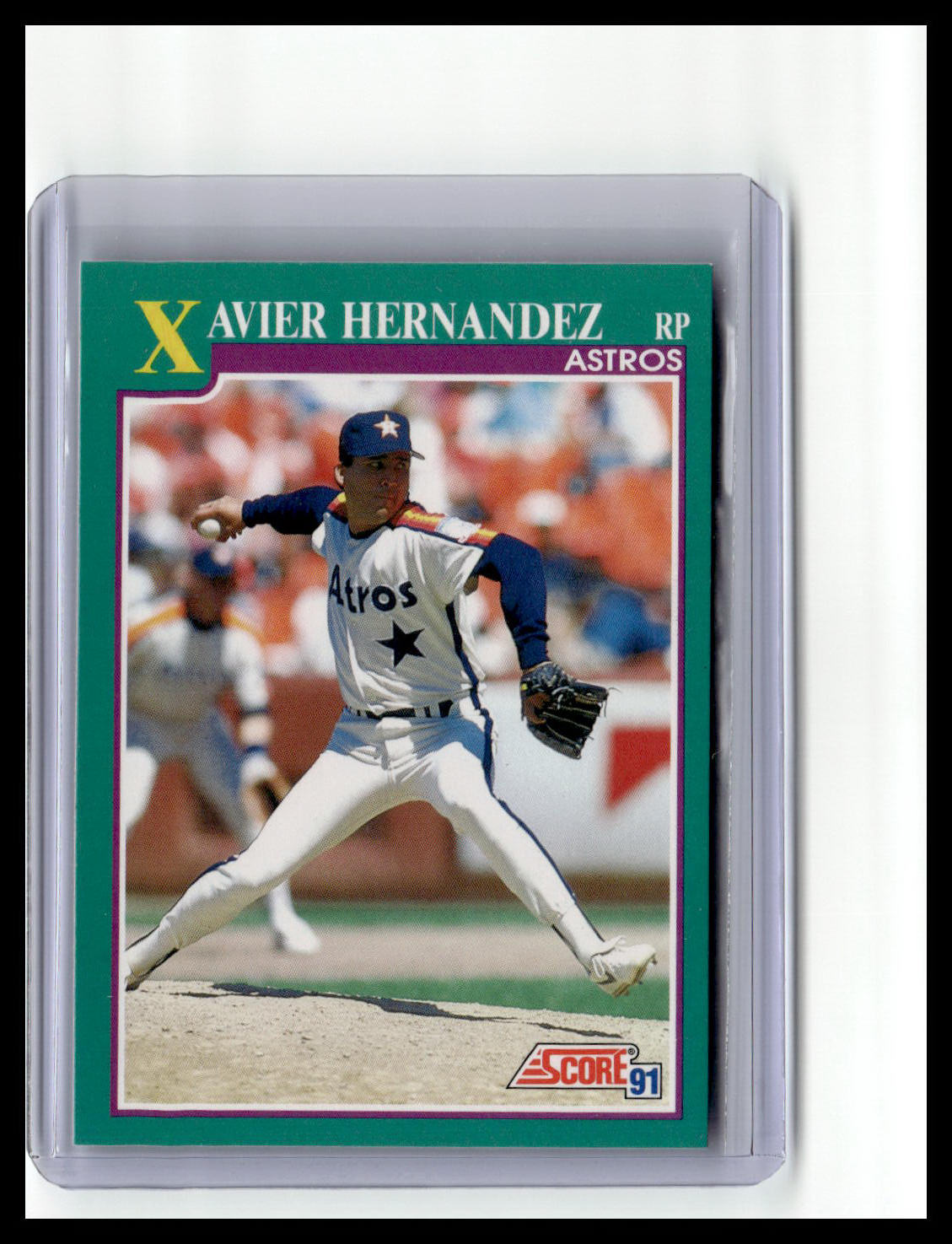 1991 Score Xavier Hernandez Teal Border #564