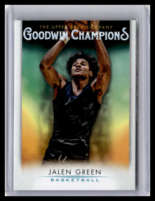 2021 Goodwin Champions Jalen Green #60