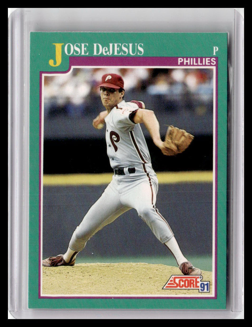 1991 Score Jose DeJesus Teal Border #623