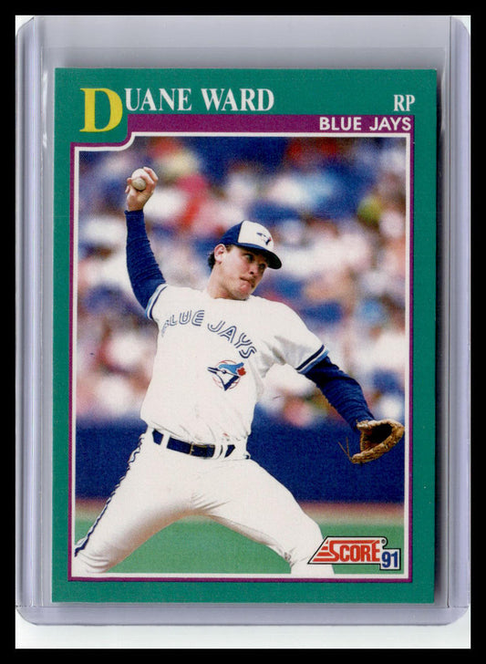 1991 Score Duane Ward Teal Border #561