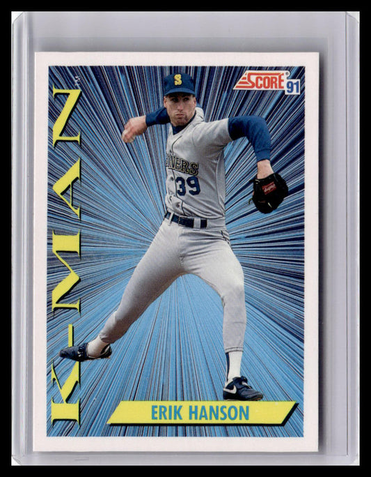 1991 Score Erik Hanson K-Man #688