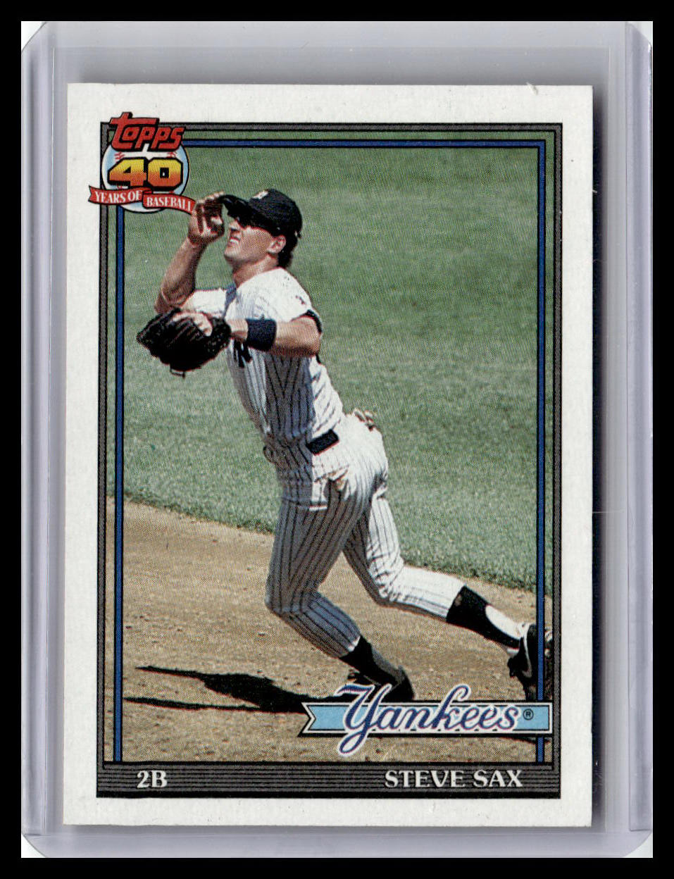 1991 Topps Steve Sax #290