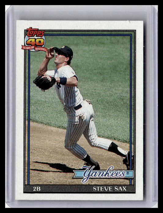 1991 Topps Steve Sax #290