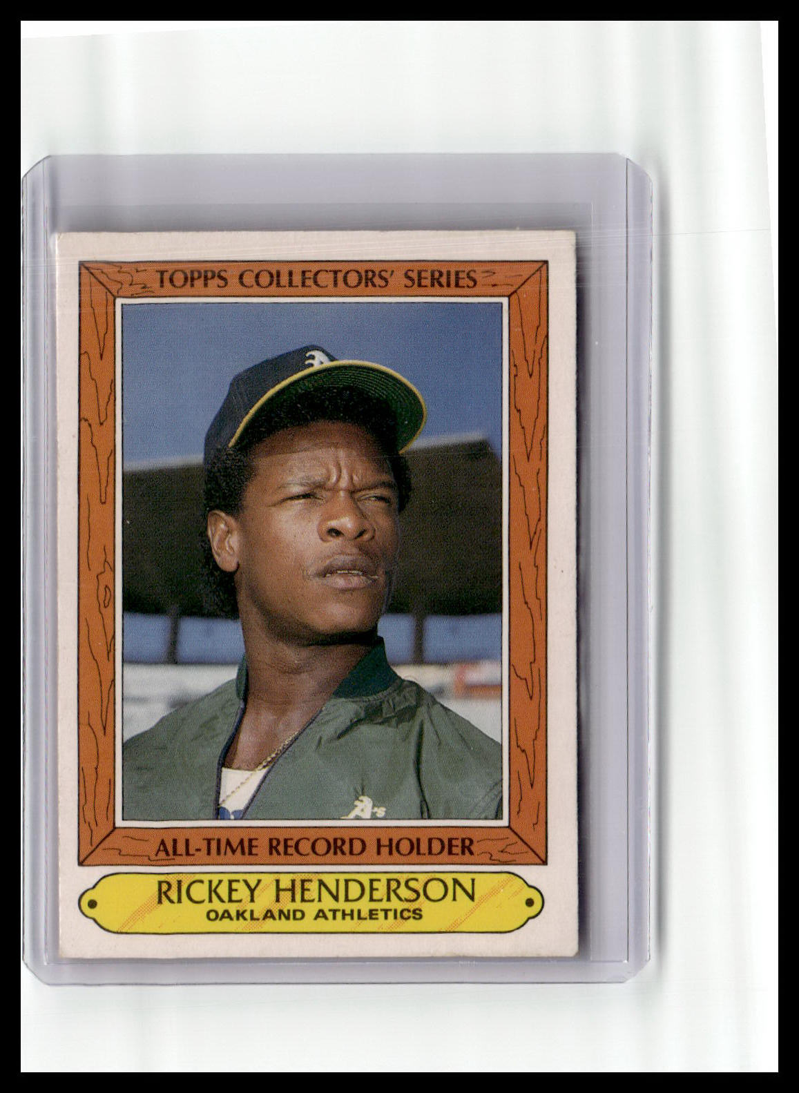 1985 Topps Rickey Henderson Woolworth All-Time Record Holders #17