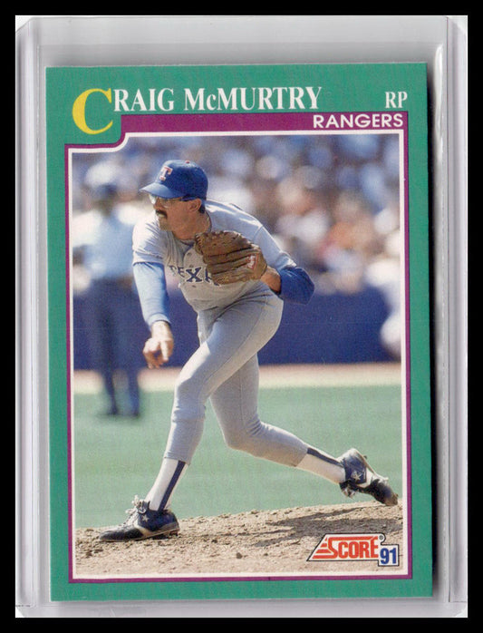 1991 Score Craig McMurtry Teal Border #602