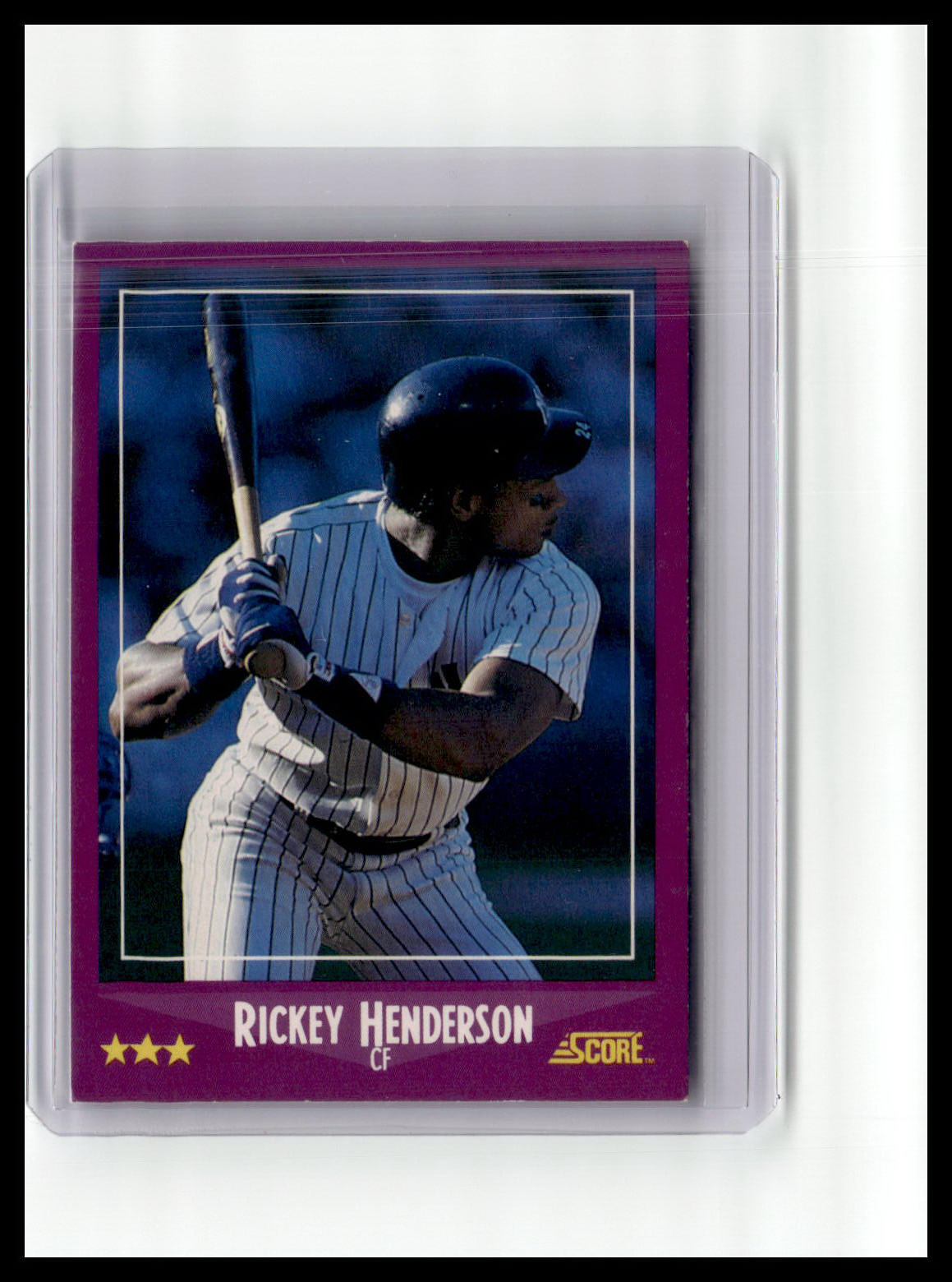 1988 Score Rickey Henderson #13
