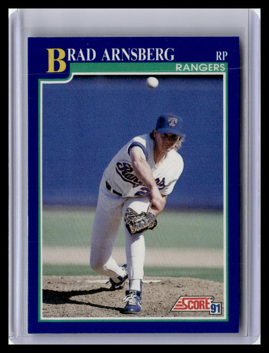 1991 Score Brad Arnsberg Blue Border #510