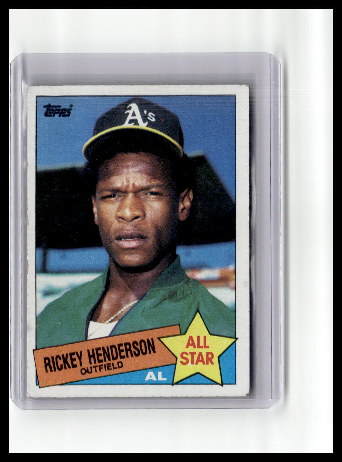 1983 Topps Rickey Henderson All-Star #706
