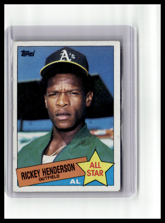 1983 Topps Rickey Henderson All-Star #706