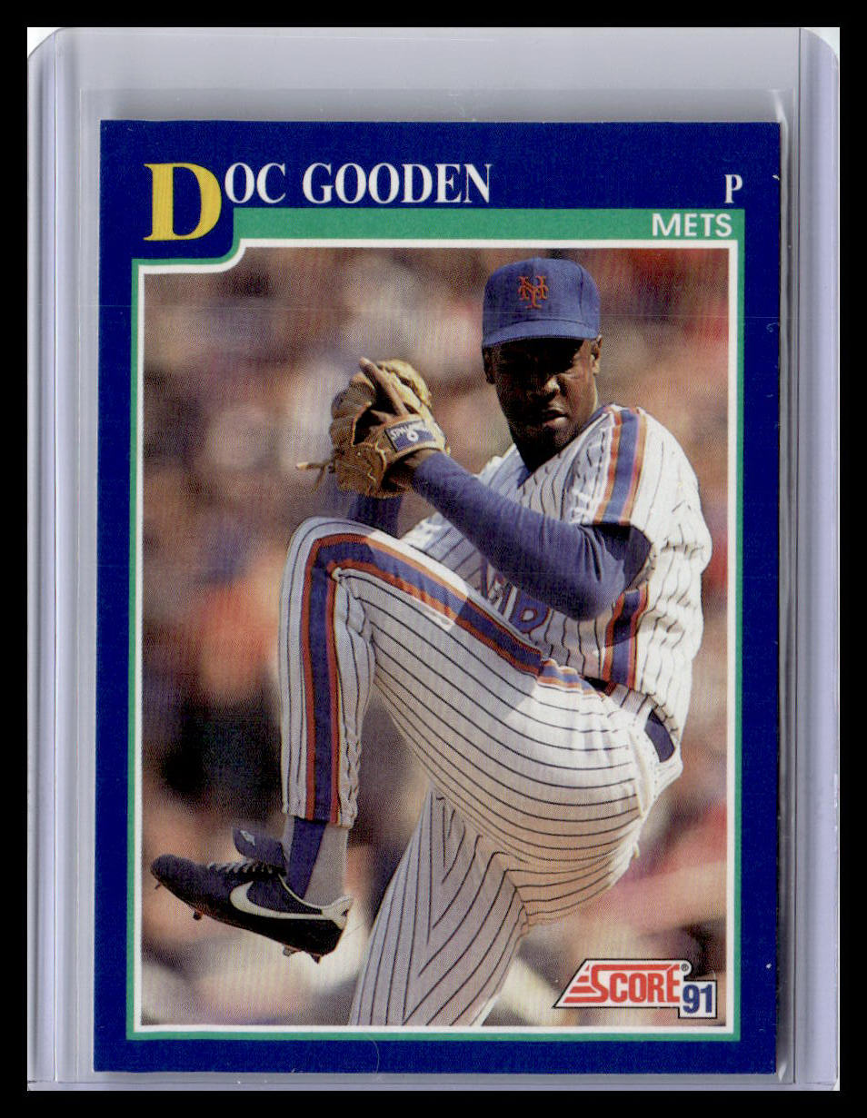 1991 Score Doc Gooden Blue Border #540