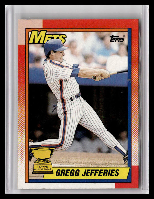 1990 Topps Gregg Jefferies #457