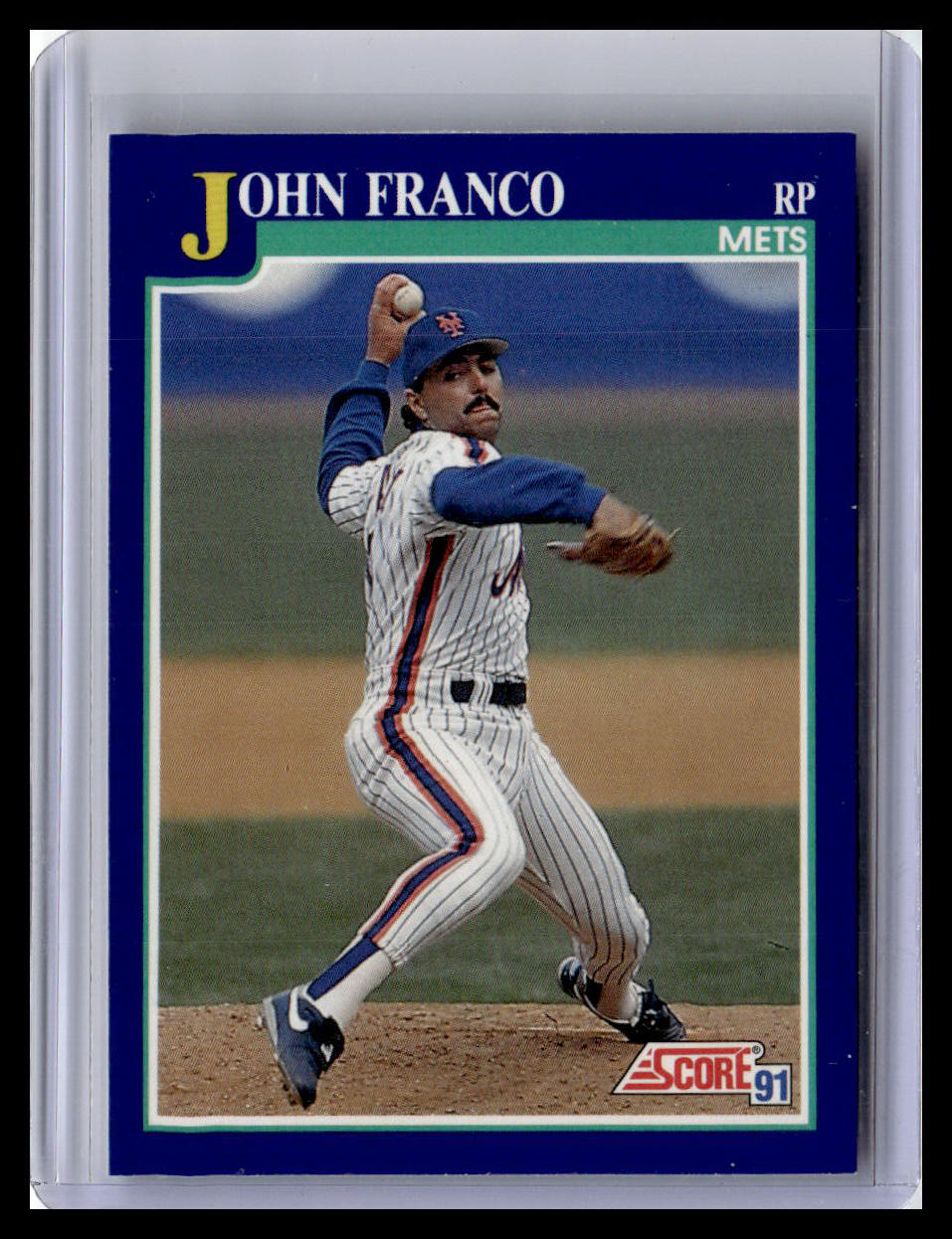 1991 Score John Franco Blue Border #14