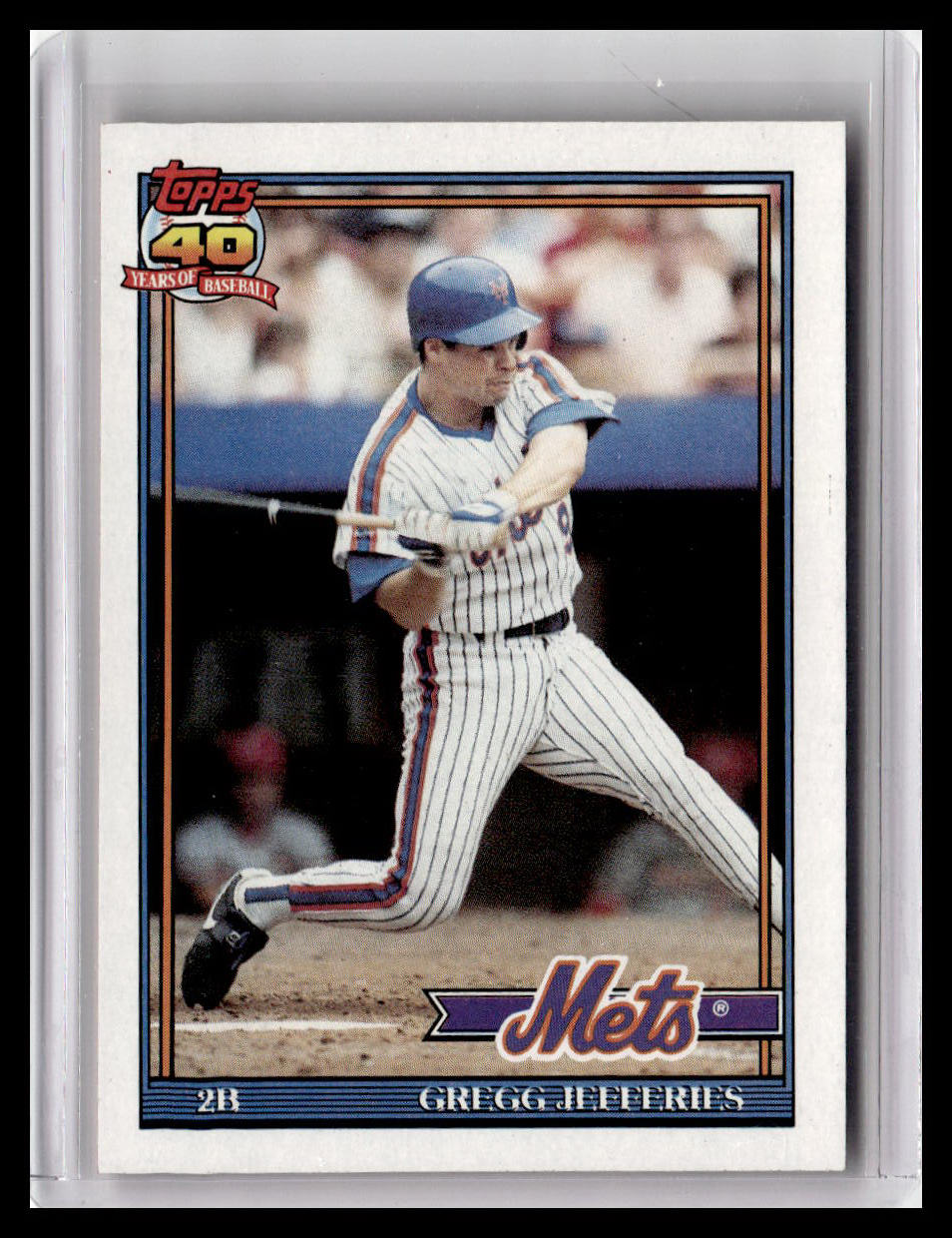 1991 Topps Gregg Jefferies #30