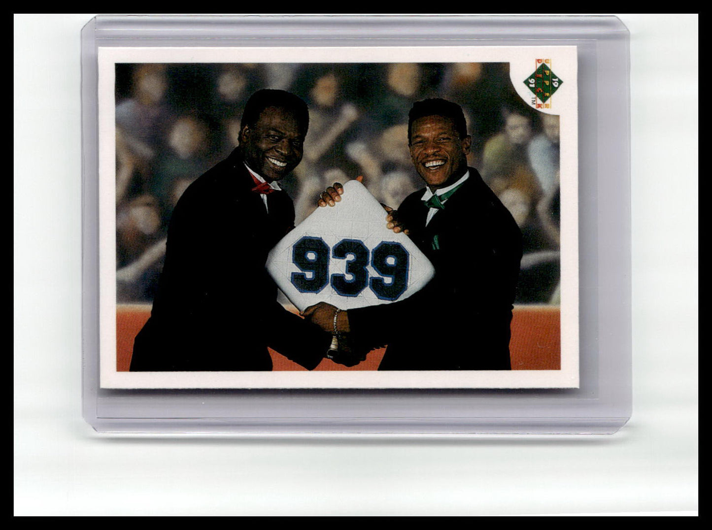 1991 Upper Deck Stolen Base Leaders Rickey Henderson, Lou Brock #636