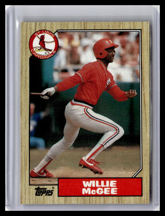 1987 Topps Willie McGee #440