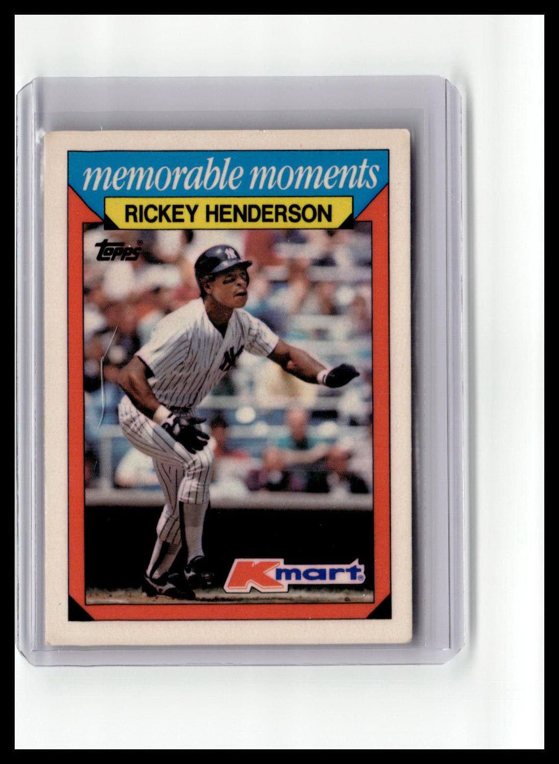 1988 Topps Kmart Rickey Henderson Memorable Moments #13