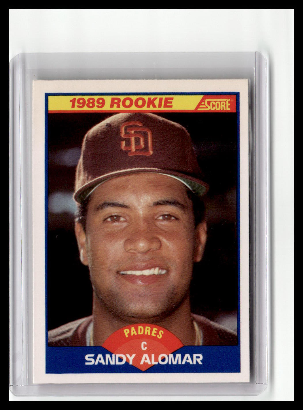 1990 Score Sandy Alomar - 1989 Rookei #630