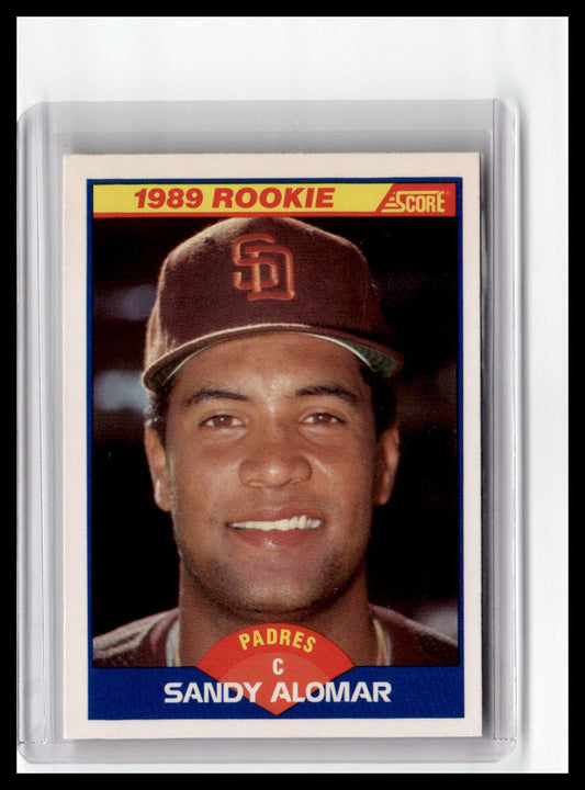 1990 Score Sandy Alomar - 1989 Rookei #630