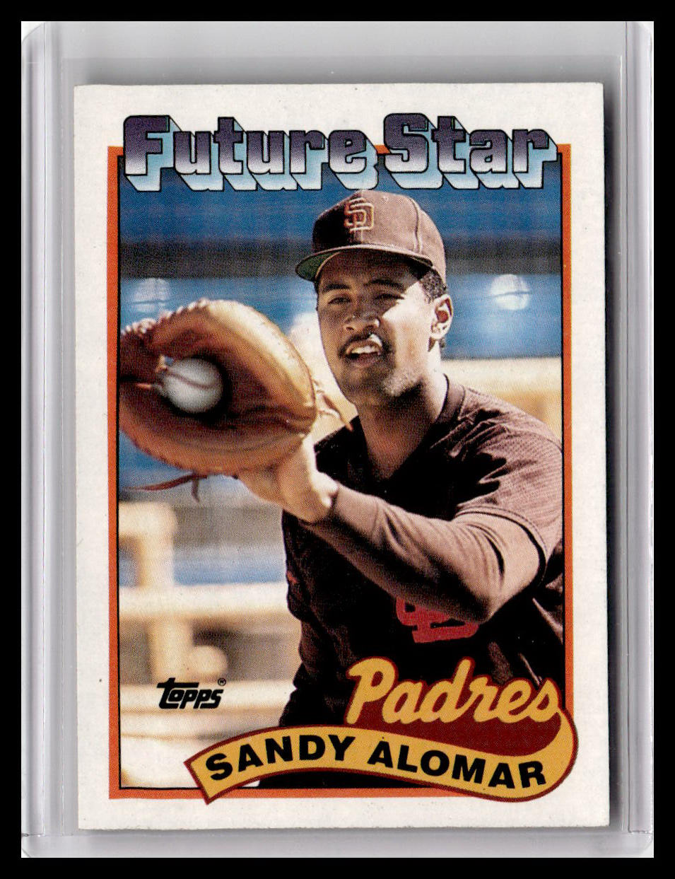 1989 Topps Sandy Alomar Jr. (RC) Future Star #648