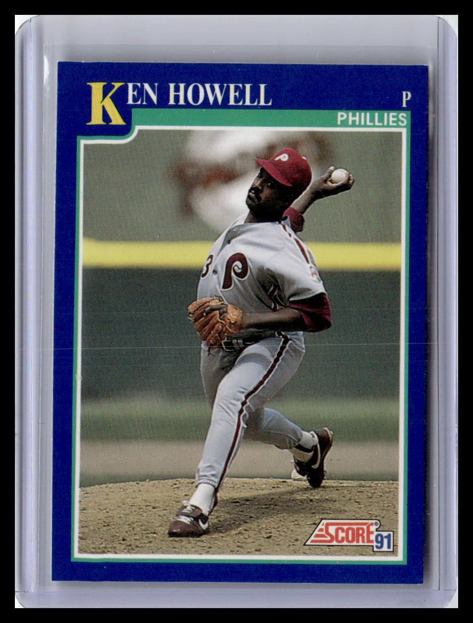 1991 Score Ken Howell Blue Border #458