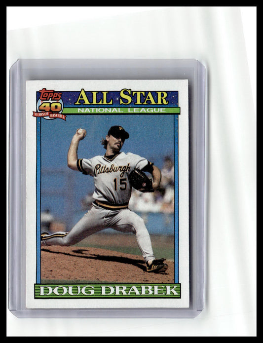 1991 Topps Doug Drabek All-Star #405