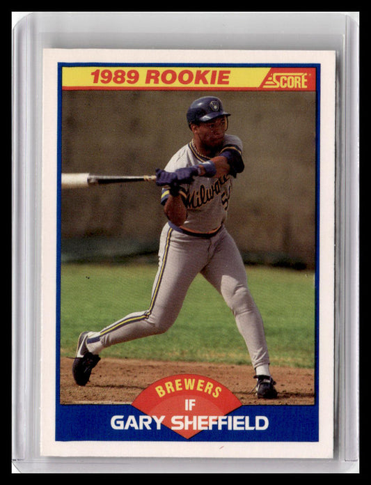 1990 Score Gary Sheffield - 1989 Rookie #625